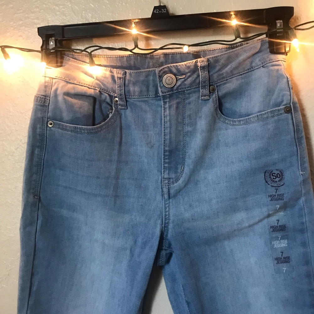 SO high rise jeggings